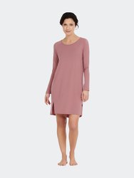 Sleepshirt Long Sleeve Women Nattwell™ Sleep Tech - Sunrise Rose