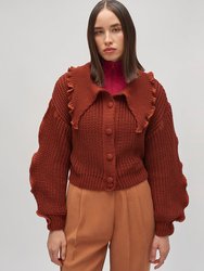 Angie Cardigan - Chocolate Brown - Chocolate Brown