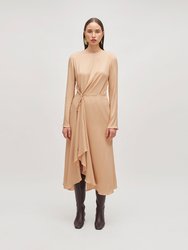 Georgia Midi Dress - Champagne - Champagne