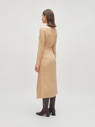 Georgia Midi Dress - Champagne