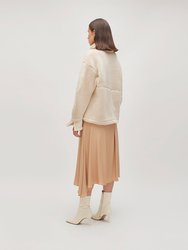 Lizzy Midi Skirt - Champagne