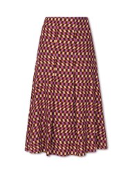 Lizzy Midi Skirt - Checkered