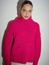 Mía Knit Sweater - Fuchsia - Pink