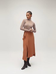 Mulberry Turtleneck Top - Daisy