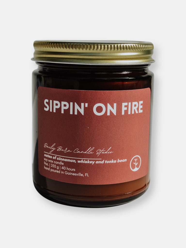 Sippin' On Fire Candle