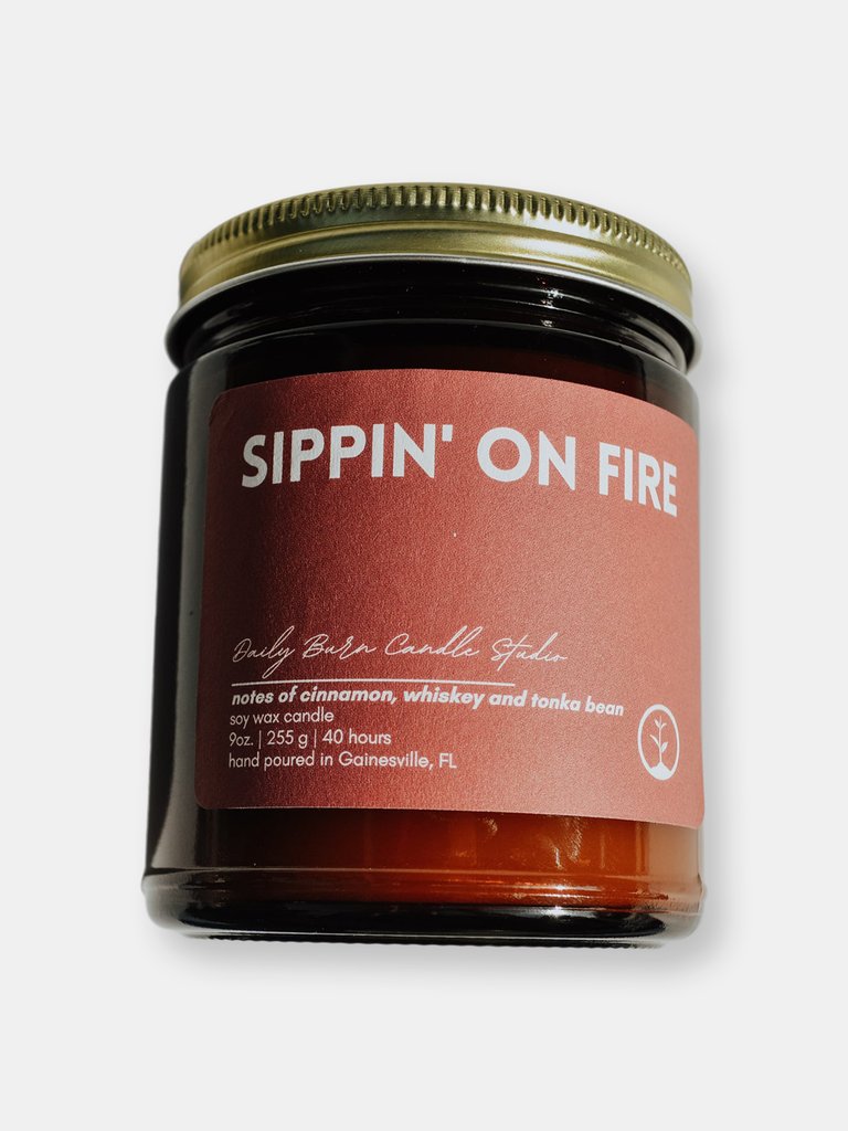 Sippin' On Fire Candle