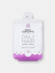 Daily Hair Towel Wrap - White