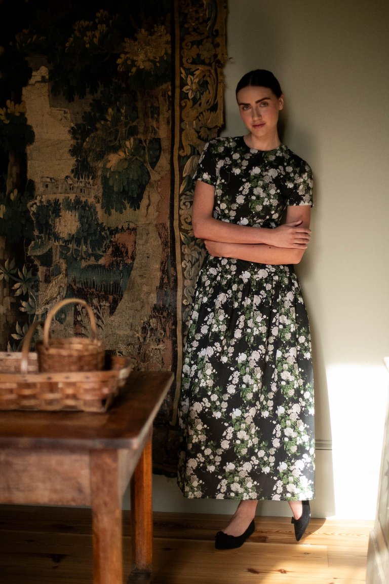 Emilia Dress - Moody Floral Print