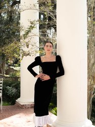 Rosalinda Dress - Black/Ivory