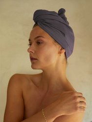 Reversible Silk Hair Towel - Lavender