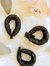 Silk Hair Roller & Bun Maker For Heatless Curls In Black