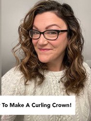 Silk Hair Roller & Bun Maker For Heatless Curls In Brunette