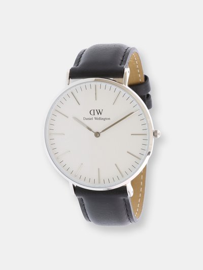 Daniel Wellington Daniel Wellington Men's Classic Sheffield 0206DW Silver Leather Japanese Quartz Fashion Watch product