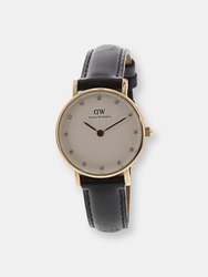 Daniel Wellington Women's Classy Sheffield 0901DW Gold Leather Japanese Quartz Fashion Watch - Gold