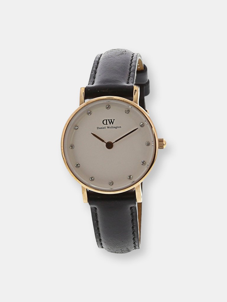 Daniel Wellington Women's Classy Sheffield 0901DW Gold Leather Japanese Quartz Fashion Watch - Gold