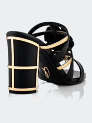 Empower Sandal - Black And Gold