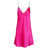 Acid Pink Lace -Trim Mini Slip Dress - Acid Pink