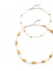Aqua Necklace - Pearl