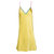 Citron Lace-Trim Mini Slip Dress - Citron