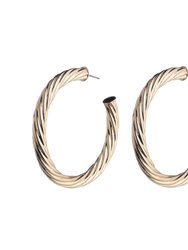 Liko Hoops Earrings - Gold