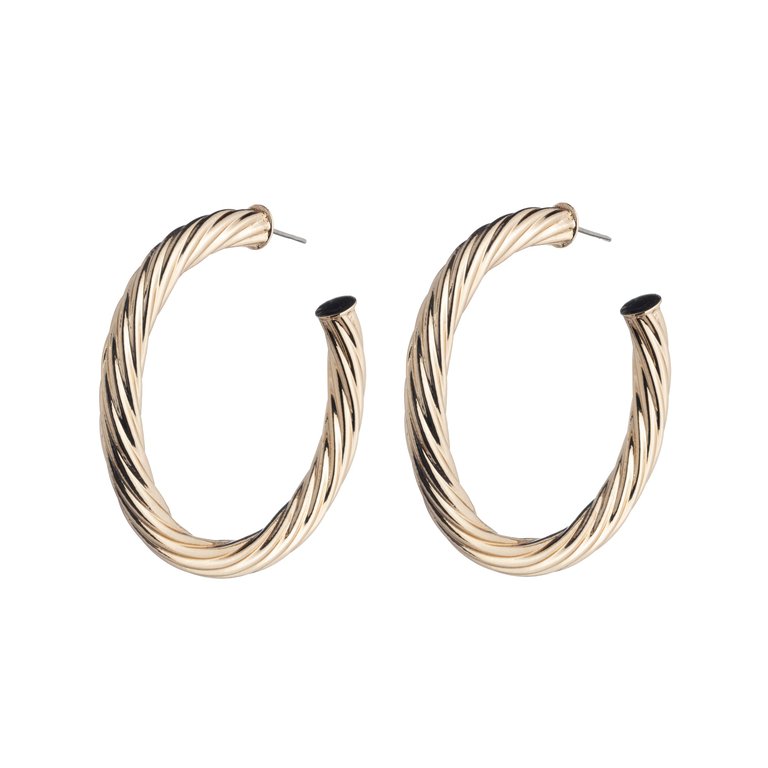 Liko Hoops Earrings - Gold