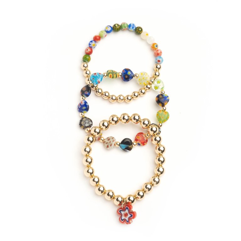 Martina Bracelet Set - Multi