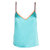Neon Turquoise Lace-Trim Camisole - Neon Turquoise