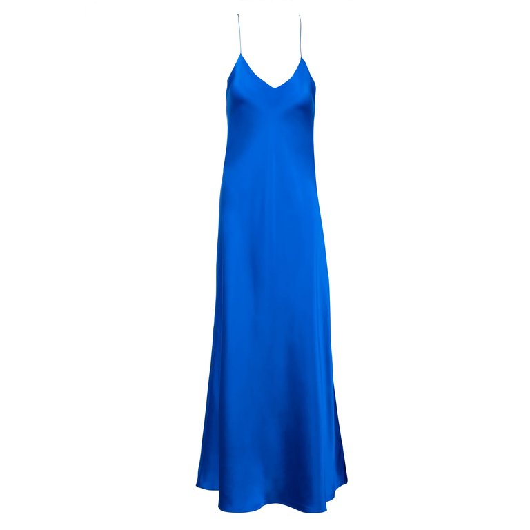 New Cobalt Mossy Maxi Slip Dress - Cobalt