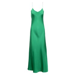 New Emerald Mossy Maxi Slip Dress - Emerald