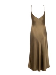 New Moss Midi Slip Dress