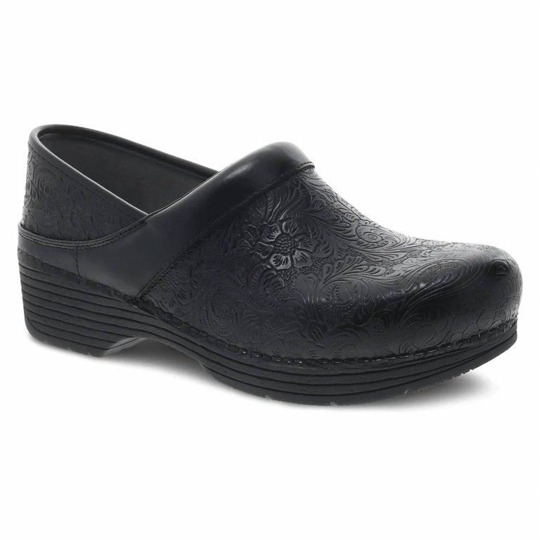 Men Lt Pro Clog - Medium Width In Tooled Black Floral