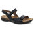 Ronda Sandal - Black Waxy Burnished