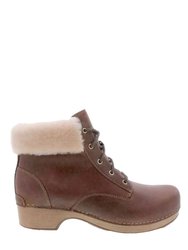 Women's Bailee Oiled Pull Up Ankle Boot - Brown