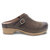 Women's Berry Slip-On Mule Clog - Medium Width In Mushroom Burnished Nubuck - Mushroom Burnished Nubuck