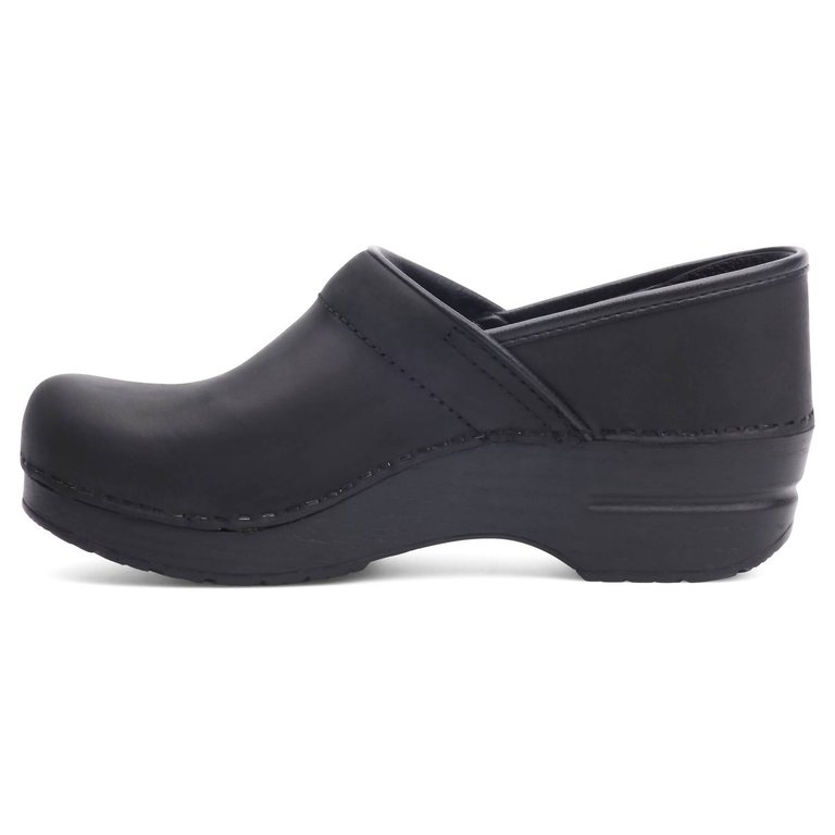 Women's Professional Clog - Narrow Width In Black Oiled - Black Oiled