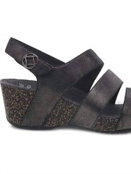 Women's Stacey Wedge Sandal - Graphite Metallic
