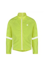Dare 2B Childrens/Kids Cordial Reflective Cycling Shell Jacket - Fluro Yellow