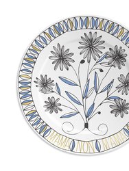 Bouquet Blue Dessert Plates Set of 2