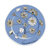 Bouquet Blue Dessert Plates Set of 2