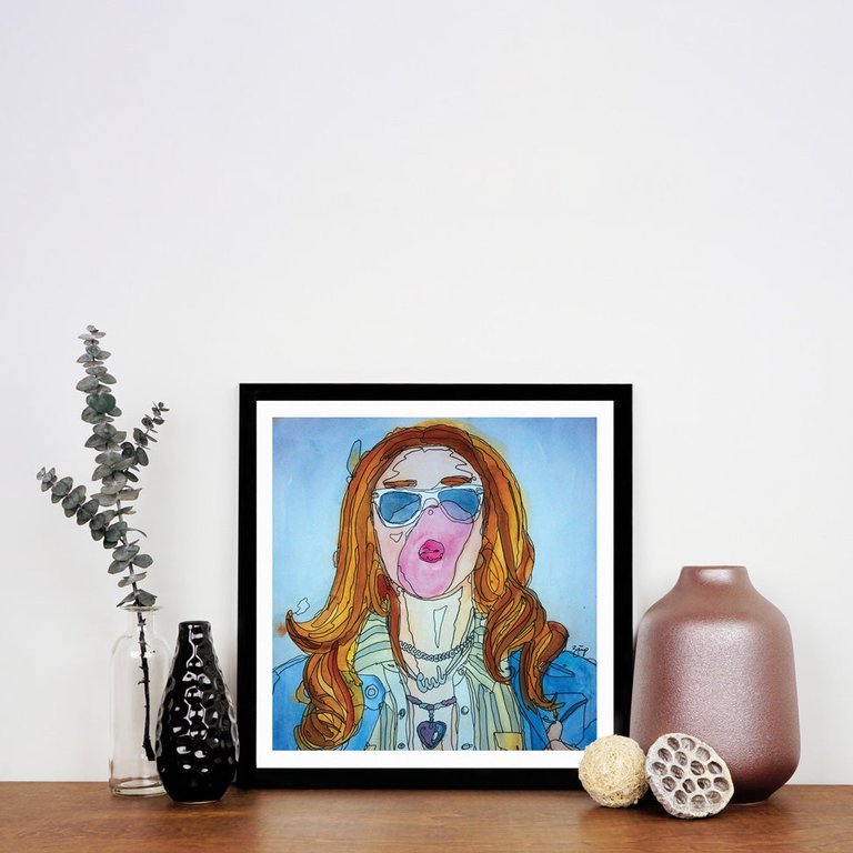 Bubblegum On The Go Fine Art Print