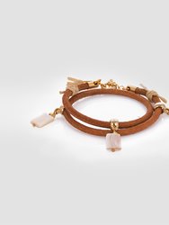 Buckskin Leather Bracelet - Brown