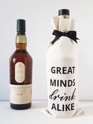 Calligraphed Cotton Wine Bags