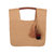 City Crochet Tote Bag - Brown