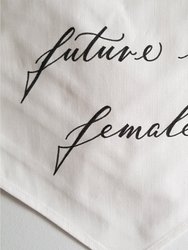 Future Is Female Linen Banner