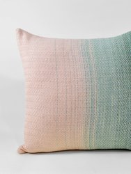 Green Horizon Throw Pillow - Green