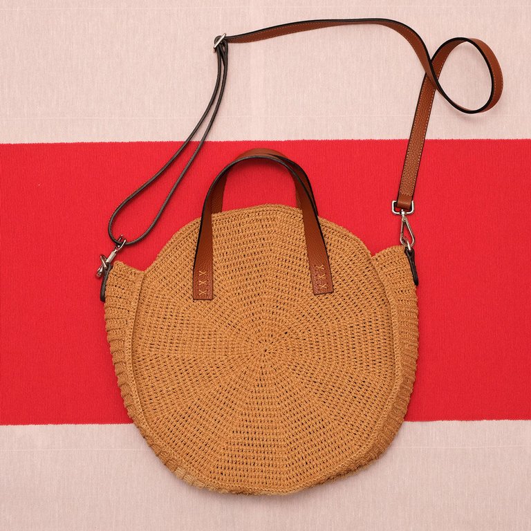 Hoop Crochet Crossbody Bag