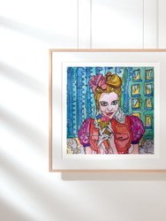 Ice Cream Girl Fine Art Print