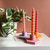 Jesmonite Terrazzo Marble Candle Stick Holder