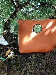 Lee Leather Clutch - Brown