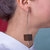 Line Asymmetric Wood Earrings